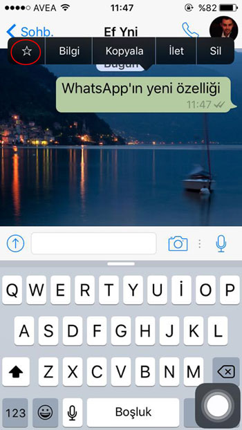 whatsapp mesaj isaretleme iphone-ve-android-icin